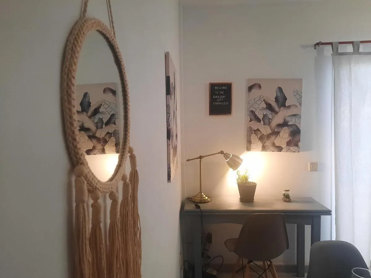 Sun & Surf Loft, Near Main Street And Beach, Wifi Fiber, Winter Garden With Sea View Corralejo